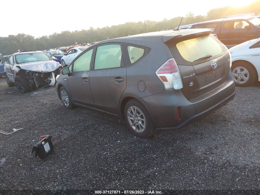 2015 TOYOTA PRIUS V TWO/FIVE/THREE/FOUR - JTDZN3EU0FJ027109