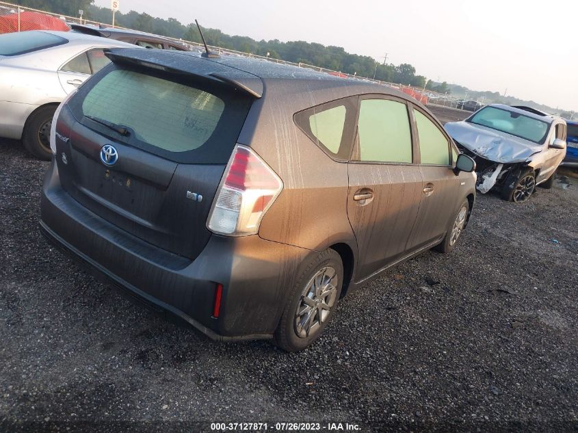 2015 TOYOTA PRIUS V TWO/FIVE/THREE/FOUR - JTDZN3EU0FJ027109