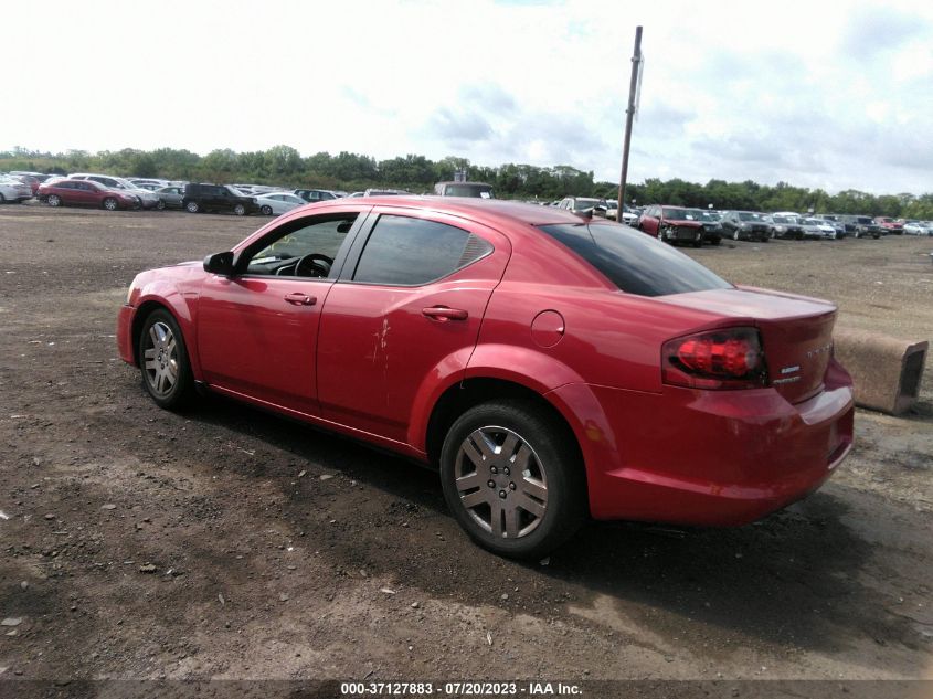2013 DODGE AVENGER SE - 1C3CDZAB3DN650749