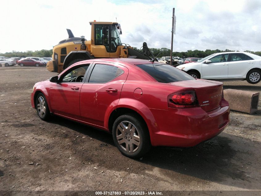 2013 DODGE AVENGER SE - 1C3CDZAB3DN650749