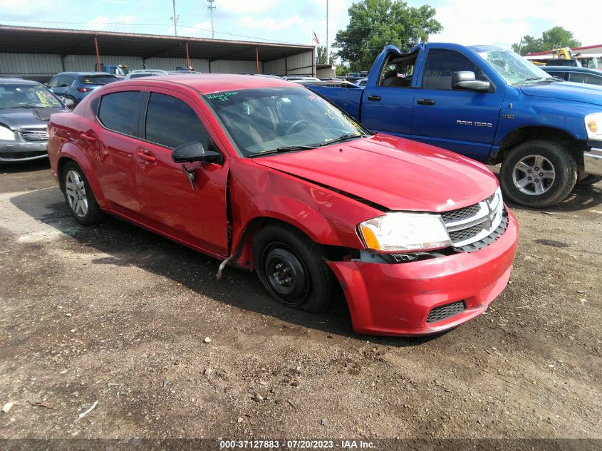 2013 DODGE AVENGER SE - 1C3CDZAB3DN650749