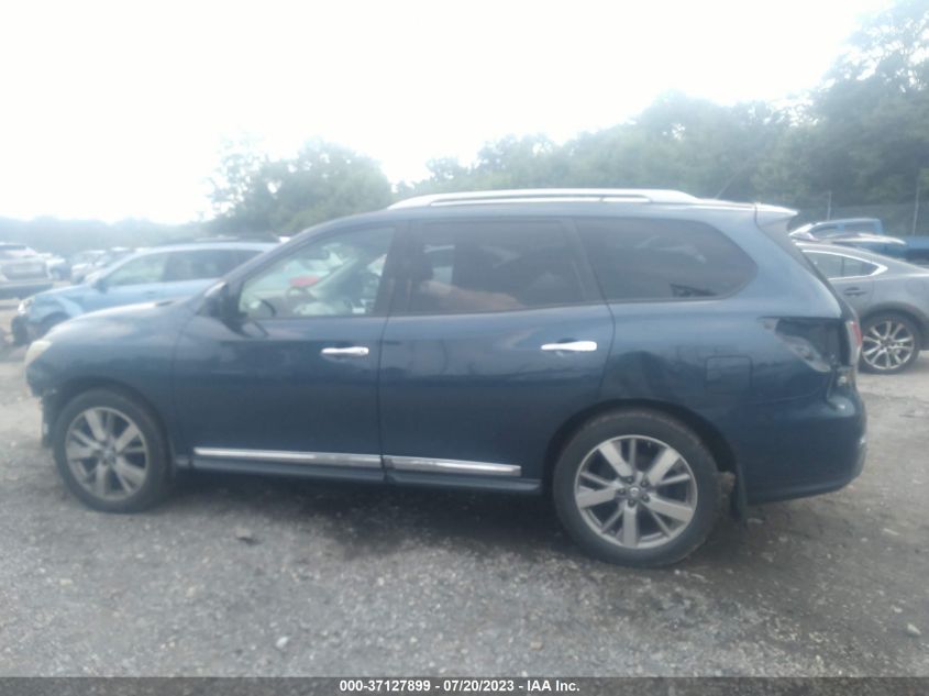 2013 NISSAN PATHFINDER PLATINUM - 5N1AR2MM1DC669820