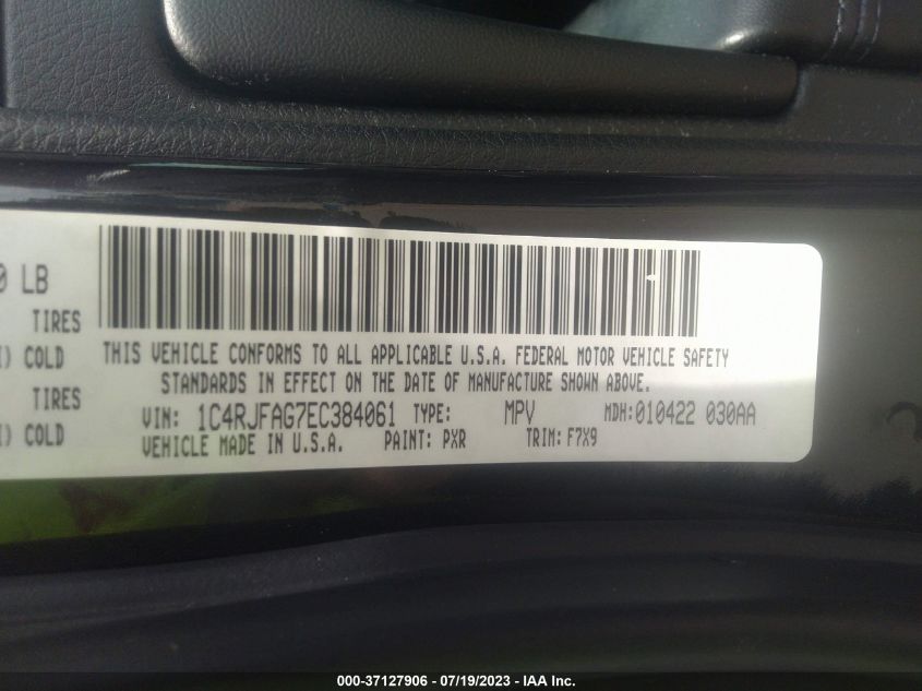 2014 JEEP GRAND CHEROKEE LAREDO - 1C4RJFAG7EC384061