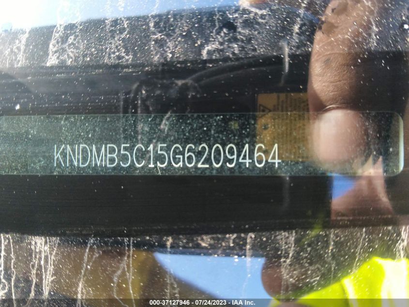 2016 KIA SEDONA LX - KNDMB5C15G6209464