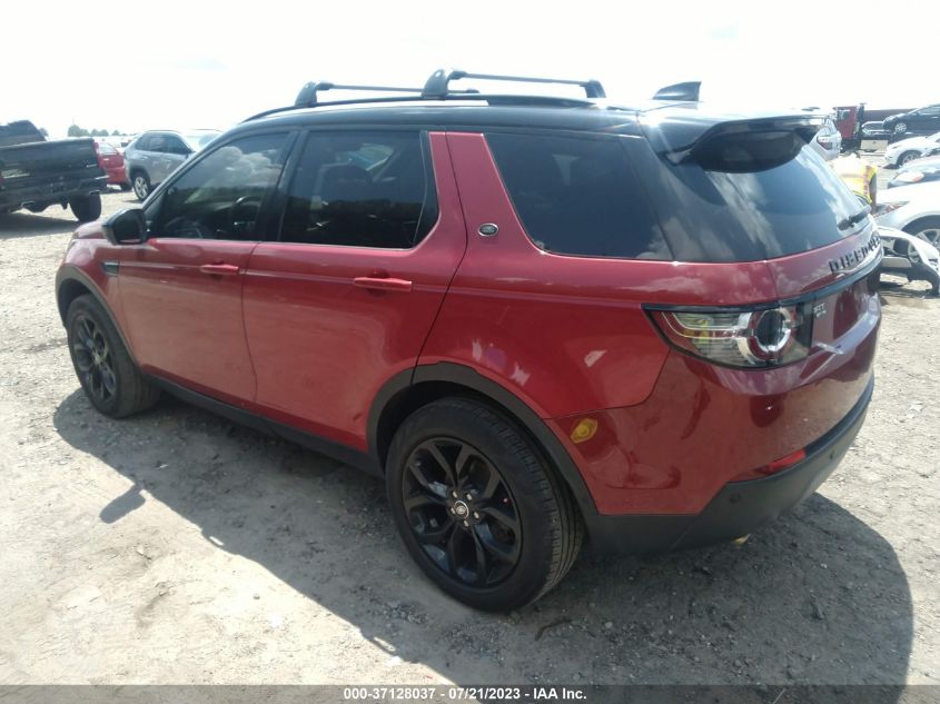 2017 LAND ROVER DISCOVERY SPORT HSE - SALCR2BGXHH658889