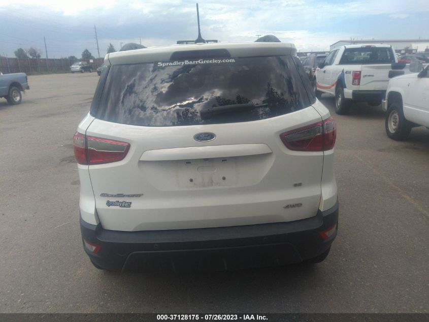 2018 FORD ECOSPORT SE - MAJ6P1UL0JC233916