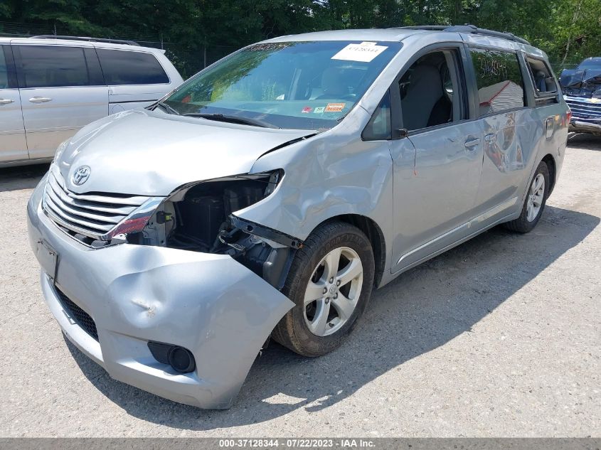 2015 TOYOTA SIENNA LE - 5TDKK3DC9FS626631