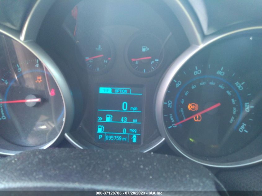 2014 CHEVROLET CRUZE LT - 1G1PC5SB6E7428860