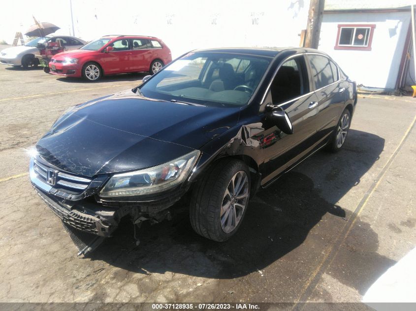 2014 HONDA ACCORD SEDAN SPORT - 1HGCR2F57EA288989