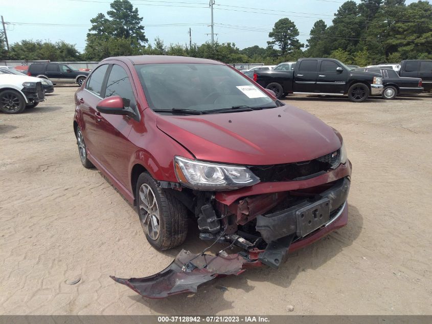 2017 CHEVROLET SONIC LT - 1G1JD5SH2H4119724