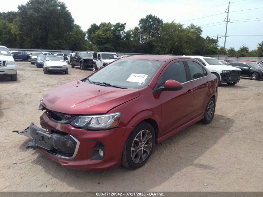 2017 CHEVROLET SONIC LT - 1G1JD5SH2H4119724