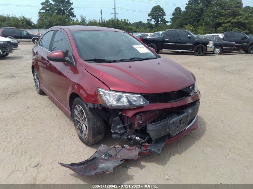 2017 CHEVROLET SONIC LT - 1G1JD5SH2H4119724