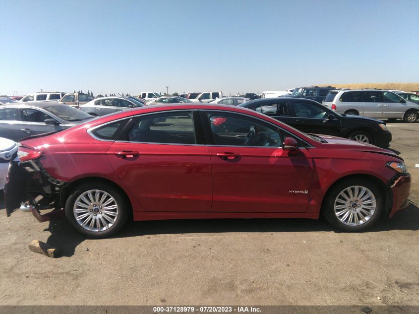 2013 FORD FUSION SE HYBRID - 3FA6P0LUXDR250538