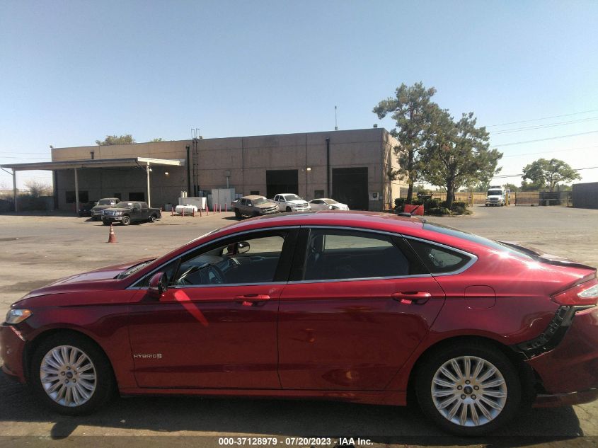 2013 FORD FUSION SE HYBRID - 3FA6P0LUXDR250538