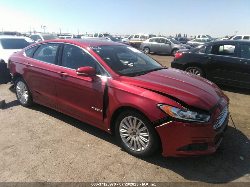 2013 FORD FUSION SE HYBRID - 3FA6P0LUXDR250538