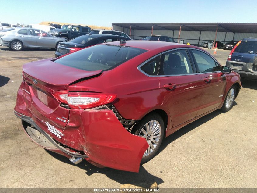 2013 FORD FUSION SE HYBRID - 3FA6P0LUXDR250538