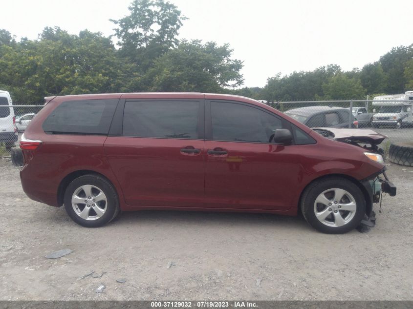 2015 TOYOTA SIENNA L - 5TDZK3DC6FS566872