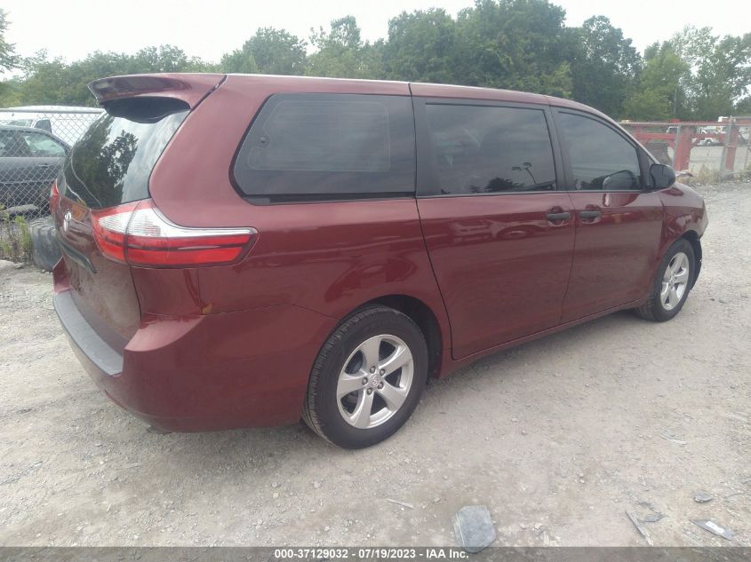2015 TOYOTA SIENNA L - 5TDZK3DC6FS566872