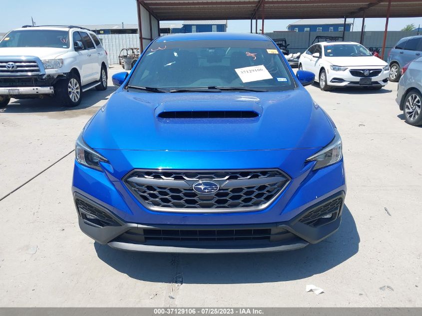 VIN JF1VBAF60N9031260 2022 SUBARU WRX PREMIUM