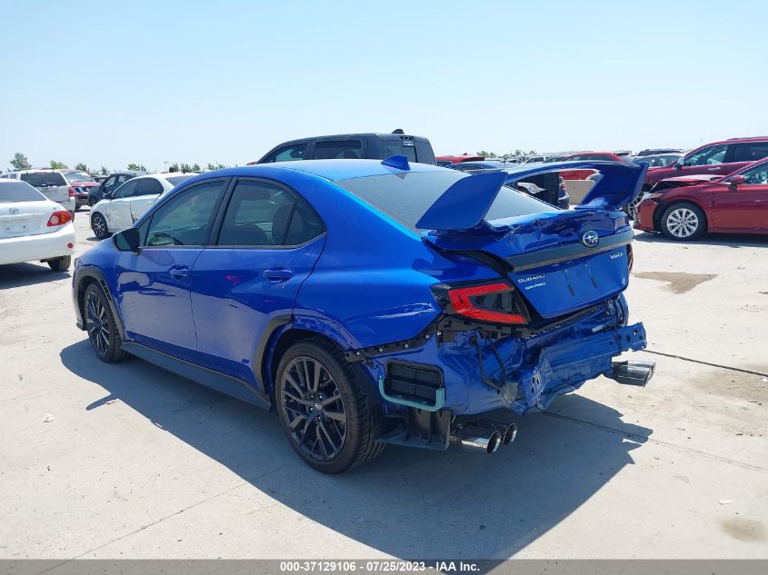 VIN JF1VBAF60N9031260 2022 SUBARU WRX PREMIUM