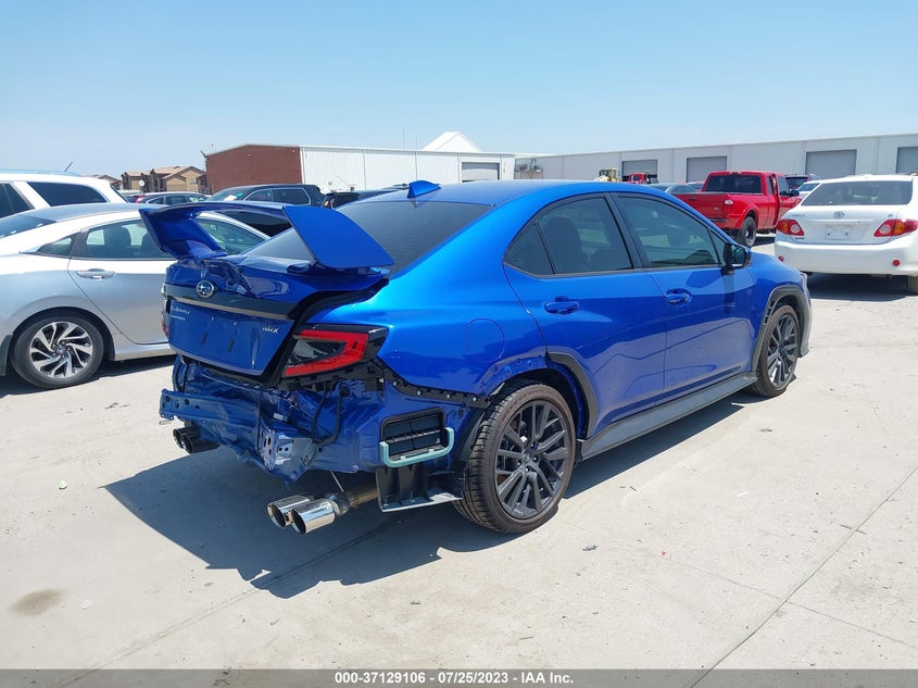 VIN JF1VBAF60N9031260 2022 SUBARU WRX PREMIUM