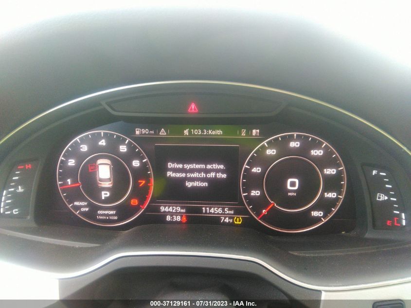2019 AUDI Q7 PREMIUM PLUS/SE PREMIUM P - WA1LHAF79KD029647