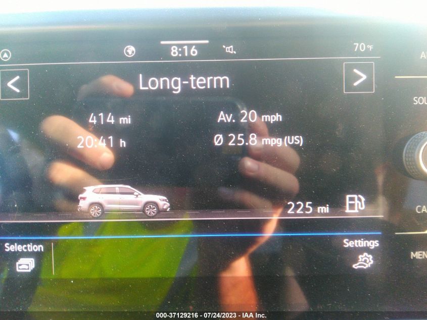 2023 VOLKSWAGEN TAOS SE - 3VVSX7B27PM348835