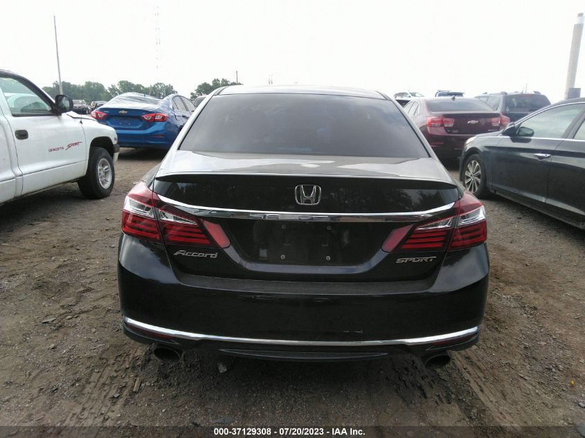 2016 HONDA ACCORD SEDAN SPORT - 1HGCR2F50GA191491
