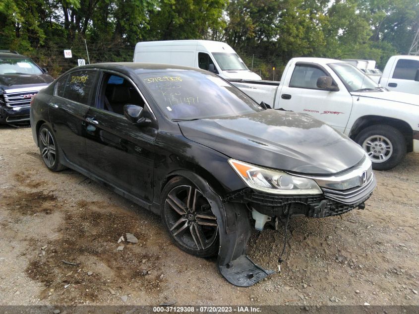 2016 HONDA ACCORD SEDAN SPORT - 1HGCR2F50GA191491
