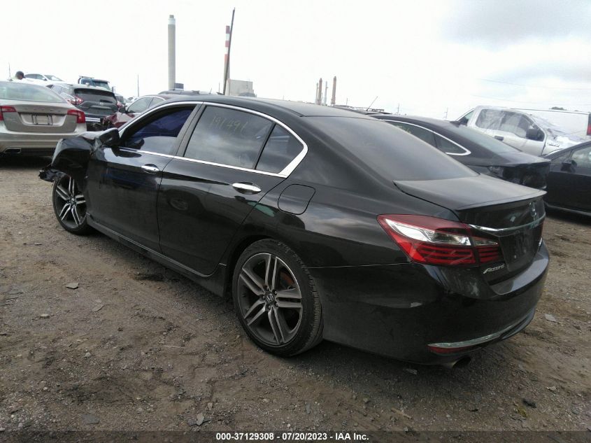 2016 HONDA ACCORD SEDAN SPORT - 1HGCR2F50GA191491