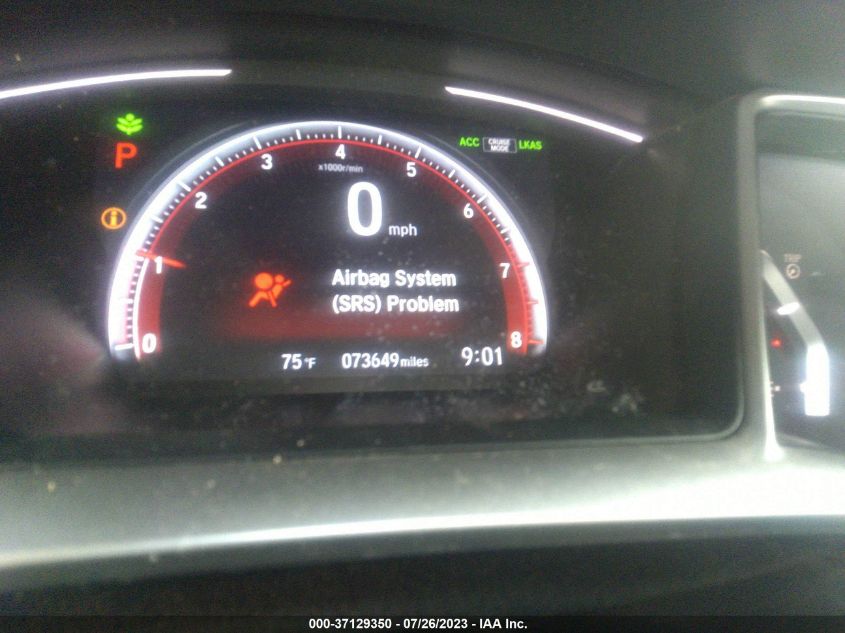 2019 HONDA CIVIC SEDAN SPORT - 19XFC2F81KE051026