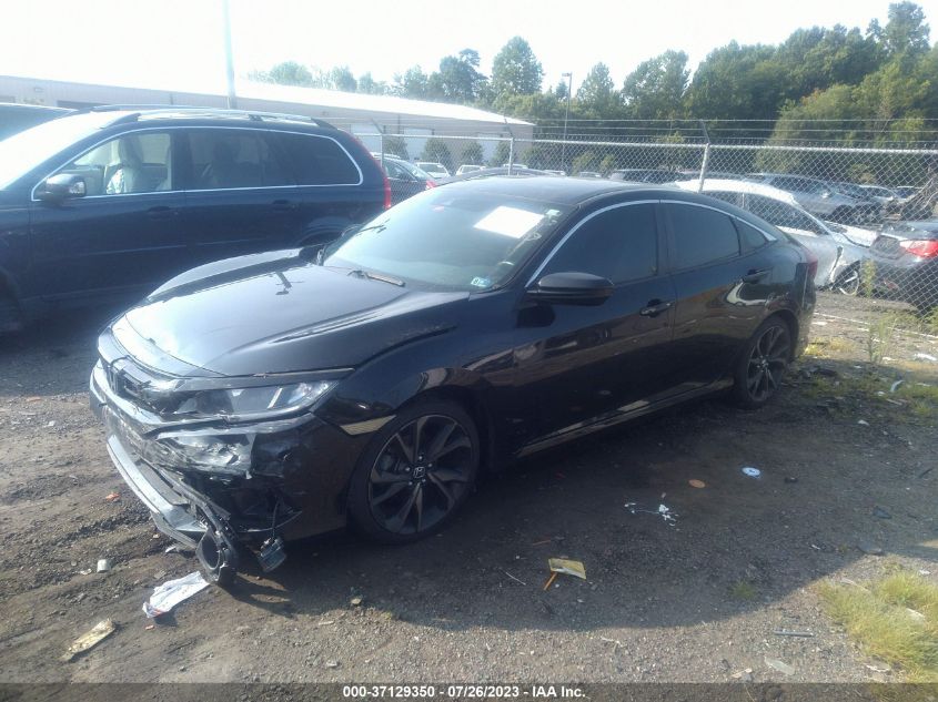 2019 HONDA CIVIC SEDAN SPORT - 19XFC2F81KE051026