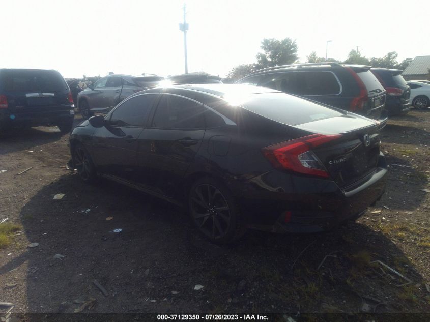 2019 HONDA CIVIC SEDAN SPORT - 19XFC2F81KE051026