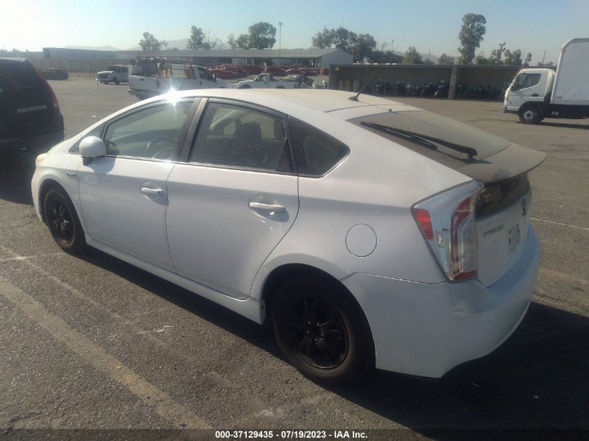 2013 TOYOTA PRIUS ONE/TWO/THREE/FOUR/FIVE - JTDKN3DU9D5622291