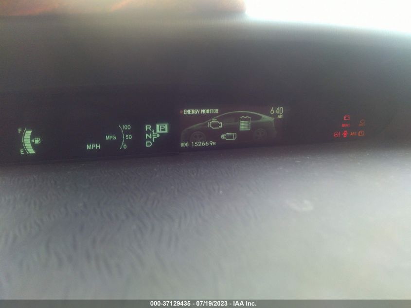 2013 TOYOTA PRIUS ONE/TWO/THREE/FOUR/FIVE - JTDKN3DU9D5622291