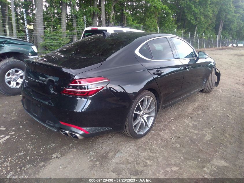 2022 GENESIS G70 2.0T - KMTG34TA4NU098145
