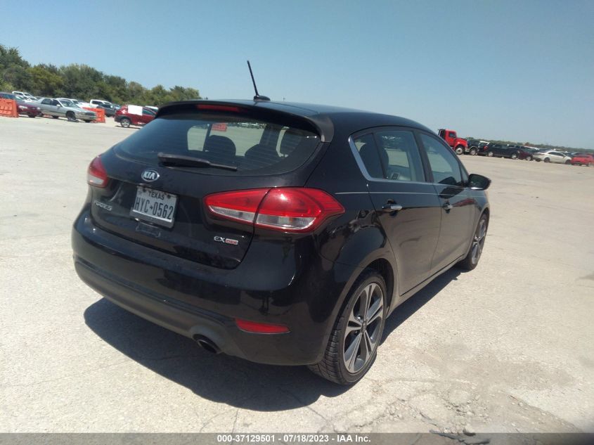 2016 KIA FORTE 5-DOOR EX - KNAFX5A84G5507131