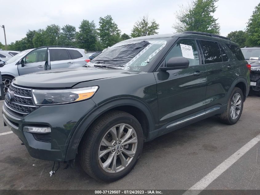 2022 FORD EXPLORER XLT - 1FMSK8DH3NGA80311