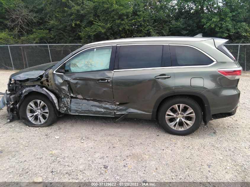 2015 TOYOTA HIGHLANDER XLE - 5TDJKRFH9FS091341