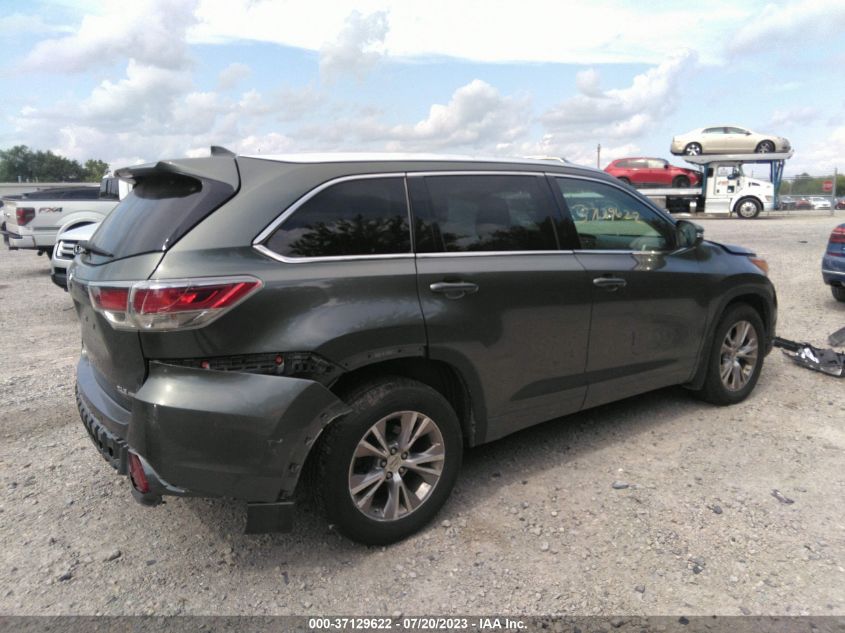 2015 TOYOTA HIGHLANDER XLE - 5TDJKRFH9FS091341