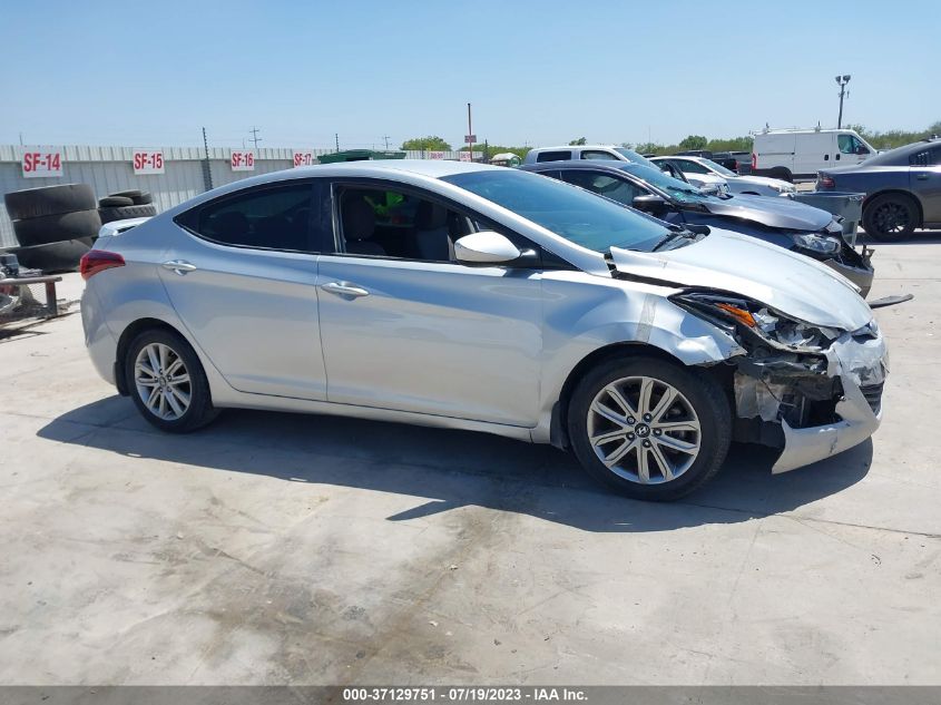 2016 HYUNDAI ELANTRA SE - 5NPDH4AE6GH795905