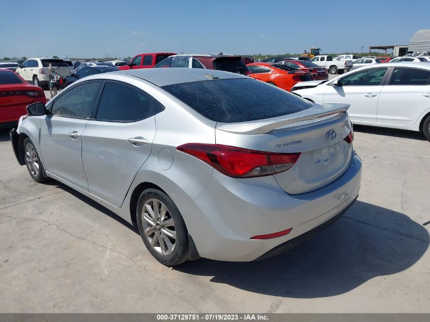 2016 HYUNDAI ELANTRA SE - 5NPDH4AE6GH795905