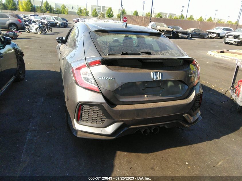 2018 HONDA CIVIC HATCHBACK SPORT - SHHFK7H46JU424739