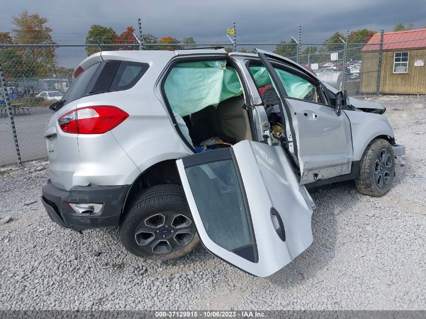 2021 FORD ECOSPORT S - MAJ3S2FE8MC416815