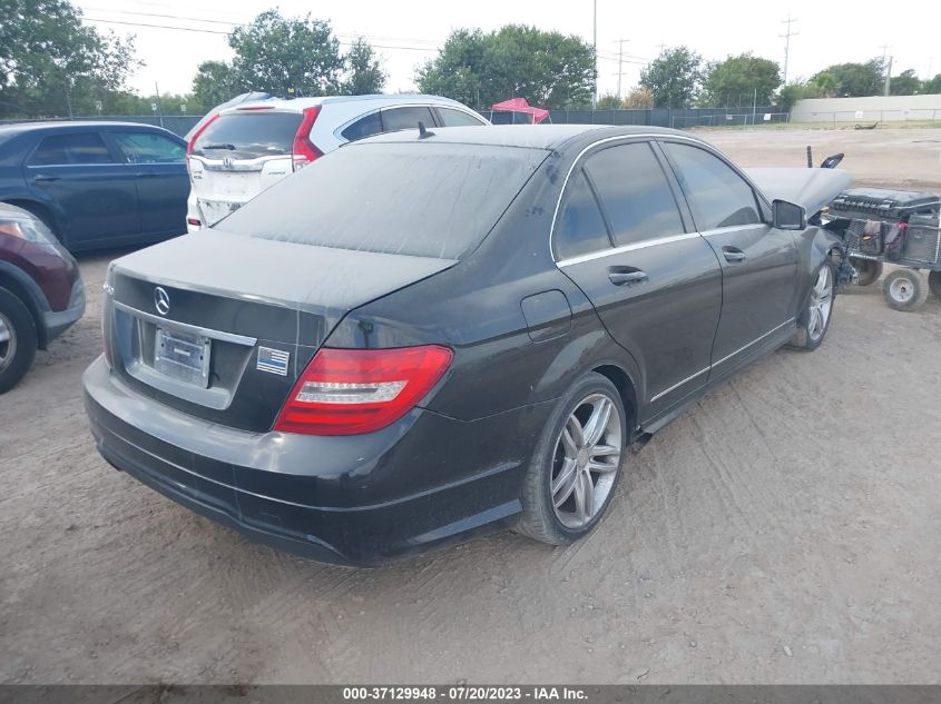 2013 MERCEDES-BENZ C 250 SPORT/LUXURY WDDGF4HBXDA761697