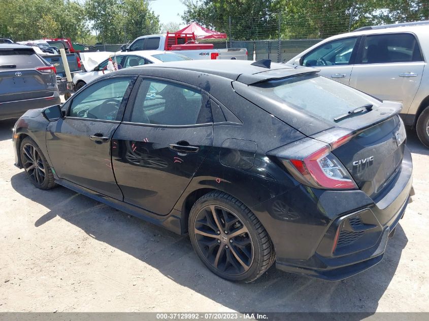 2021 HONDA CIVIC HATCHBACK SPORT - SHHFK7H41MU204865