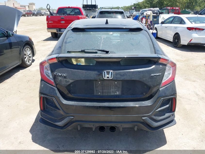 2021 HONDA CIVIC HATCHBACK SPORT - SHHFK7H41MU204865