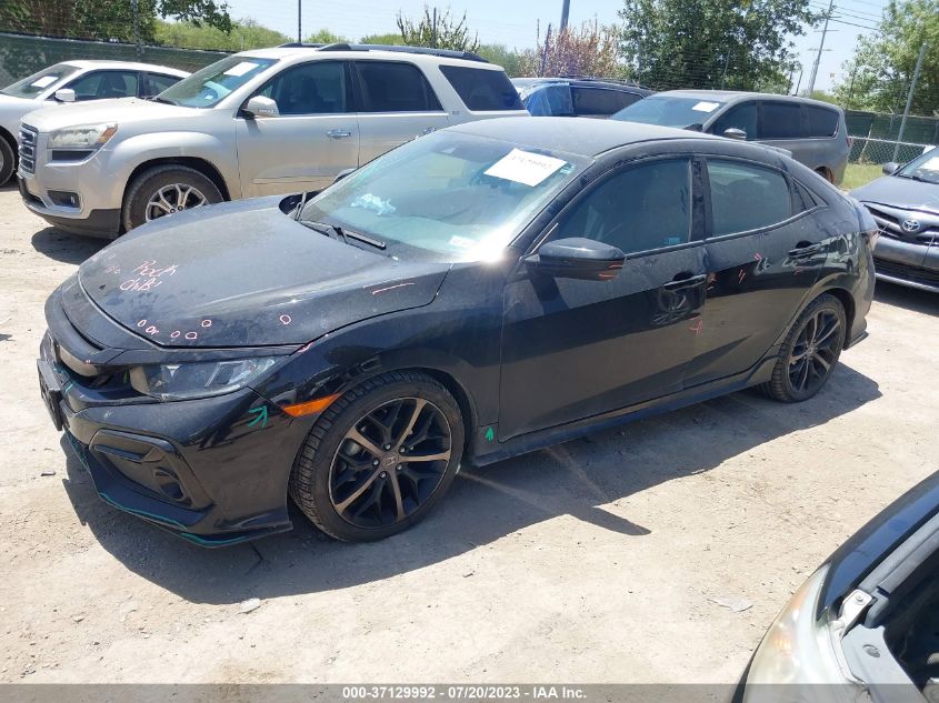 2021 HONDA CIVIC HATCHBACK SPORT - SHHFK7H41MU204865