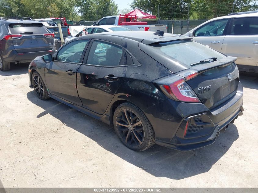 2021 HONDA CIVIC HATCHBACK SPORT - SHHFK7H41MU204865