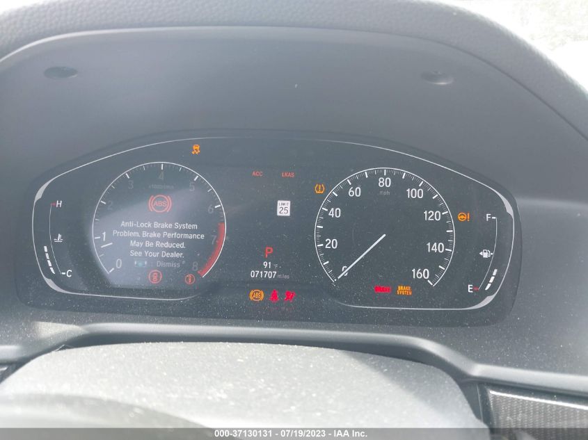 2019 HONDA ACCORD SEDAN SPORT 1.5T - 1HGCV1F35KA073840